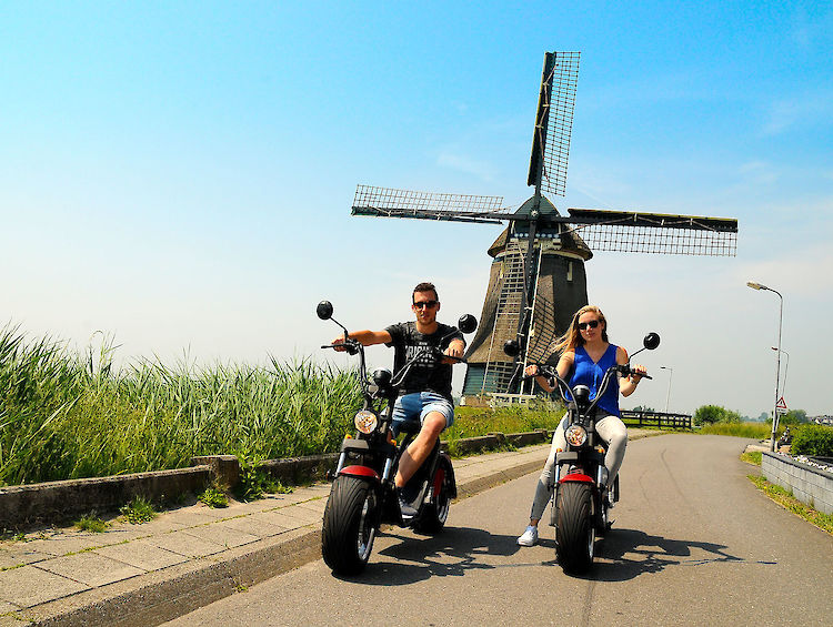 E-Chopper Zilver arrangement